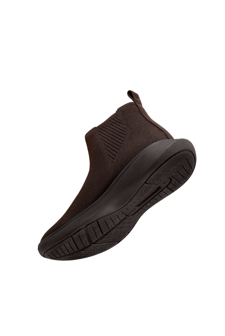 Round-Toe Slip-On Sneaker Boots (Urban Boots), Nutmeg, EU35 | VIVAIA