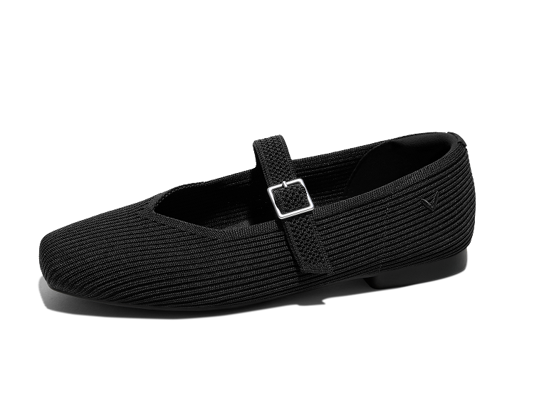 Square-Toe Mary Janes (Margot™ Mary Jane), Black, EU35 | VIVAIA