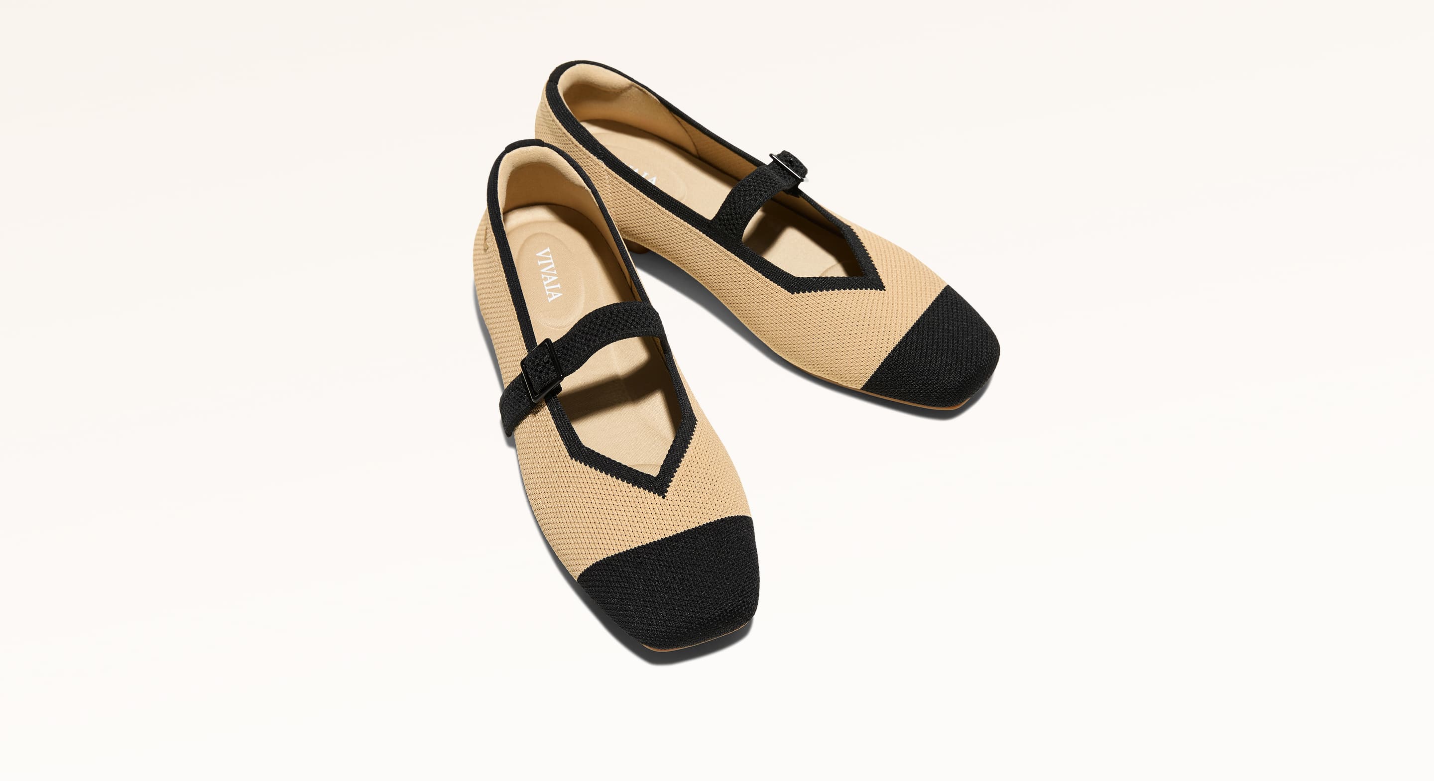 Margot™ Mary Jane]スクエアトゥ メリージェーン フラットシューズ