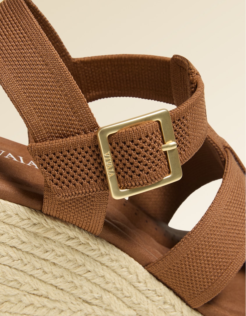 Skyler] ラウンドトゥ スリングバック ウェッジサンダル – VIVAIA JAPAN