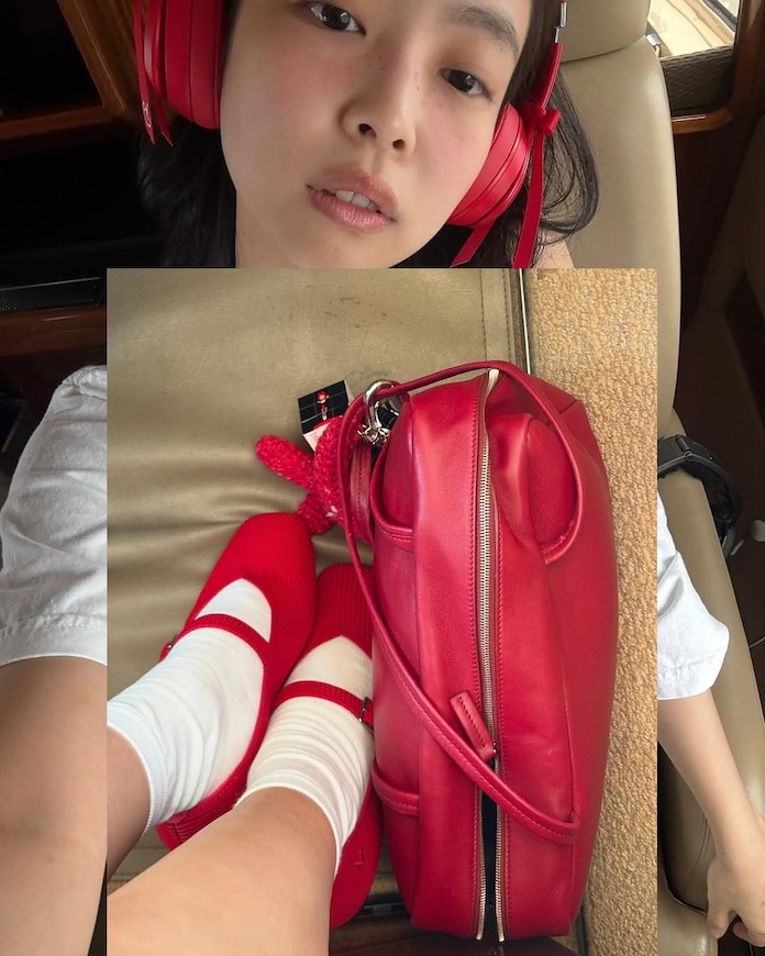 Jennie wearing VIVAIA Margot Mary Jane