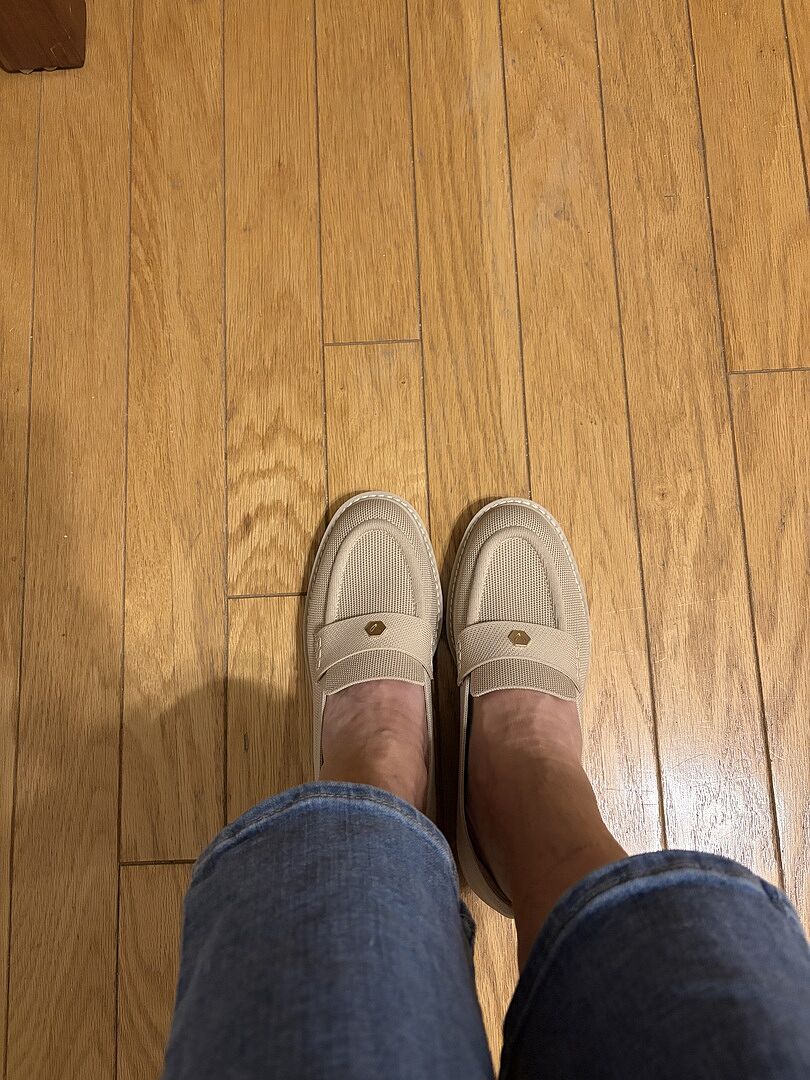 Customer photo of Francesca platform loafers shared by Abbey