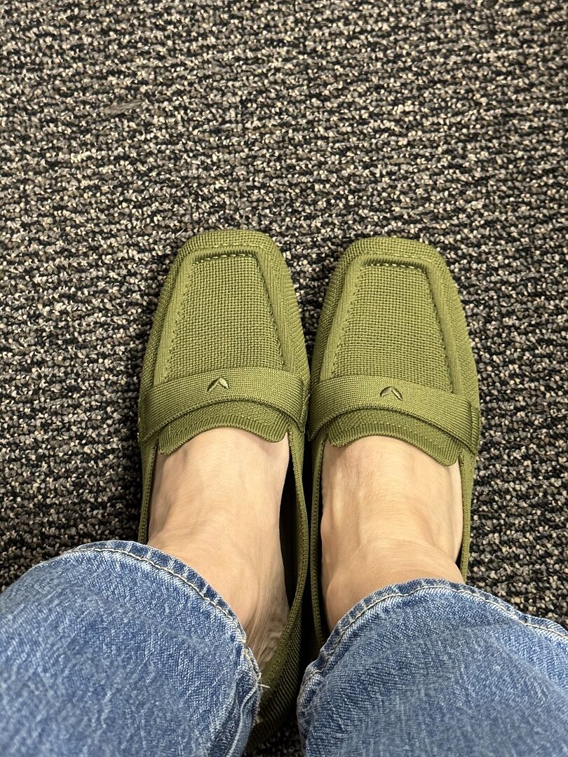 Customer photo of VIVAIA loafers shared by Tracy