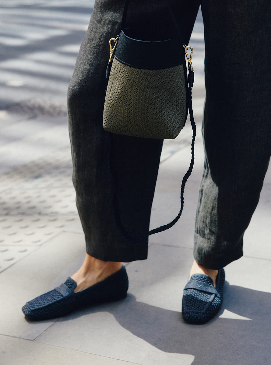 Square-Toe Icon Loafers