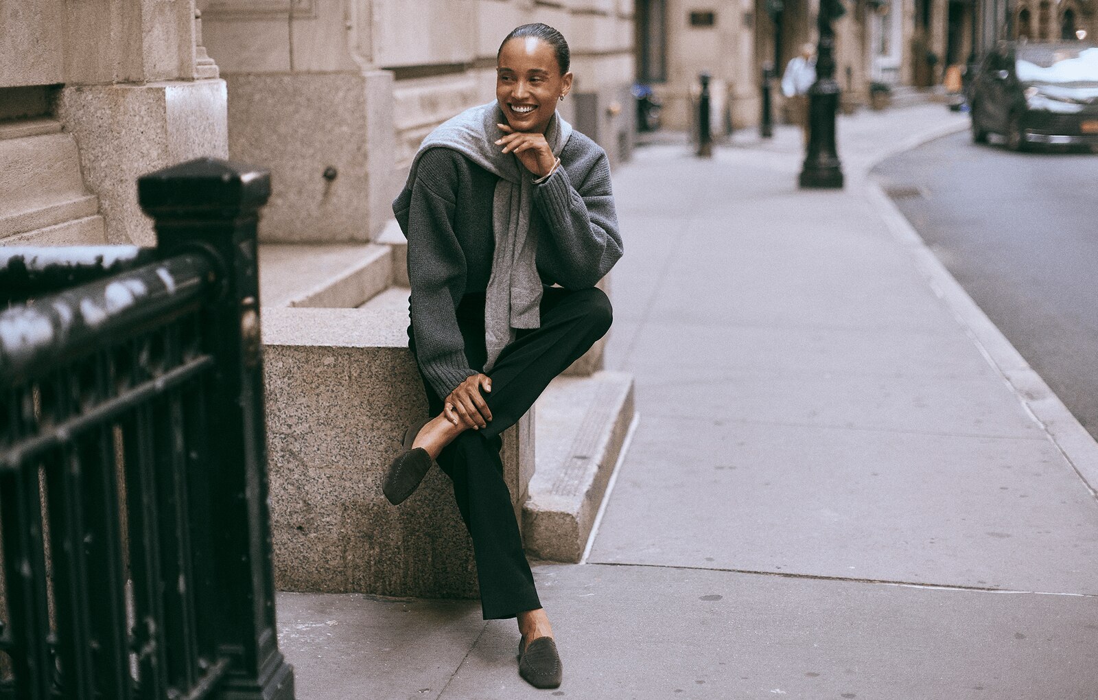 Siena — Velvet Whipstitched Loafers