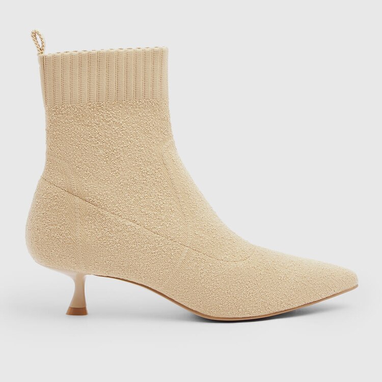 Louise Pointy Boots in Cloud Pink | Women's Sustainable and Stylish Shoes | VIVAIA