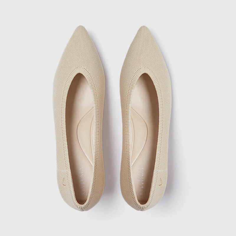 Women's Sustainable, Washable & Comfortable Kitten Heels | Gray | VIVAIA.CO