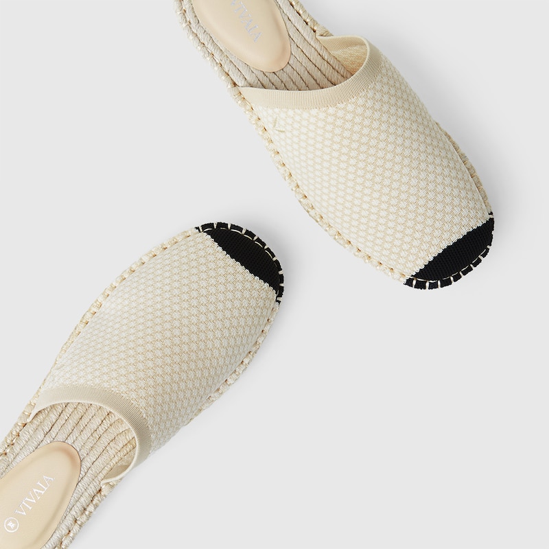 Sherly Round-toe Slides in Natural Peach | Women's Sustainable and Stylish Shoes | VIVAIA