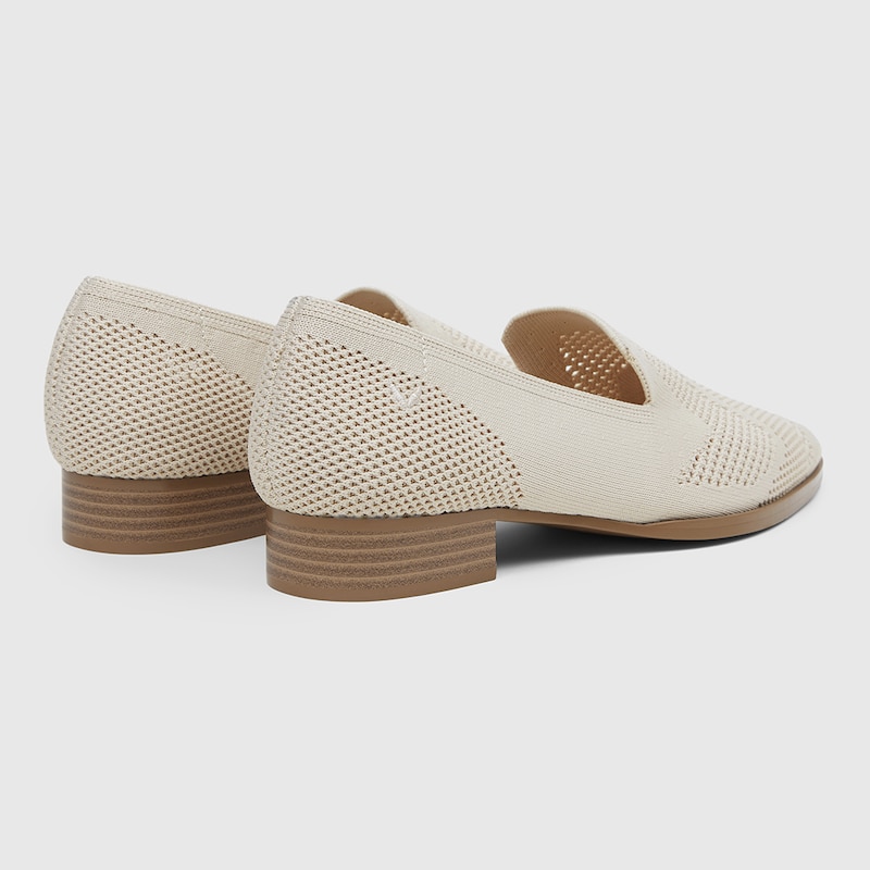 Almond Pointed Loafers in Cream Ivory | Women's Sustainable and Stylish Shoes | VIVAIA