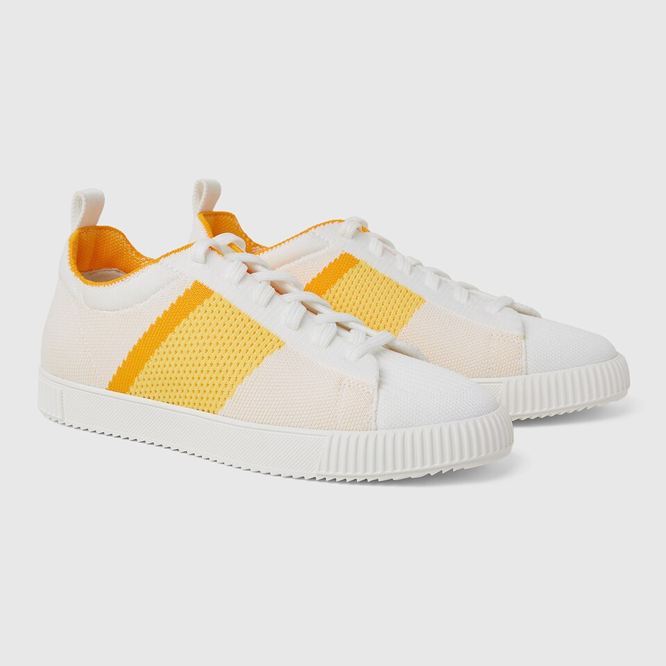 Evermore Round-toe Sneakers in Lemon Yellow | Women's Sustainable, Washable and Stylish Shoes | VIVAIA
