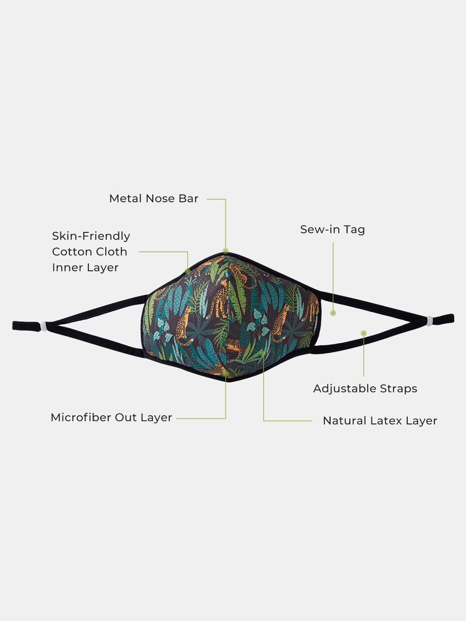 Reusable&Stylish Masks in Jungle | Accessories
