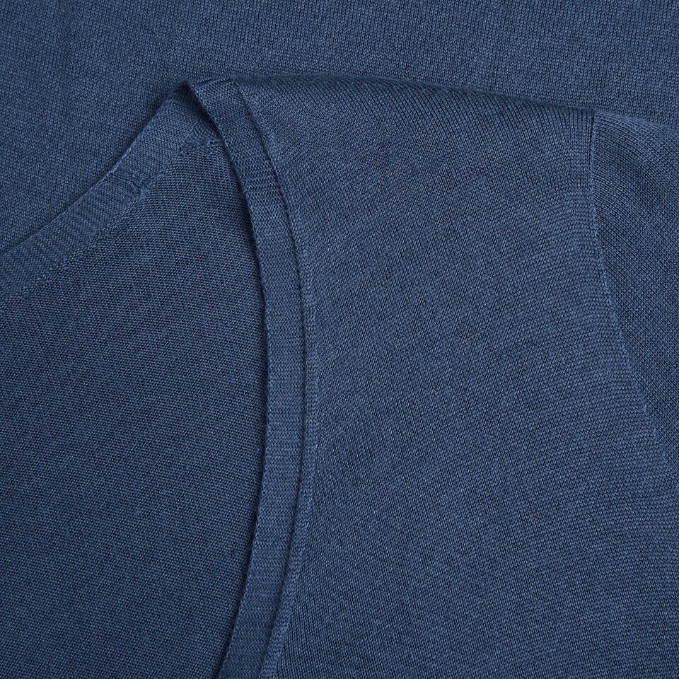 Paisley V-neck Top in Marine Blue | Women's Comfy Knitwears Made from Recycled Materials | VIVAIA