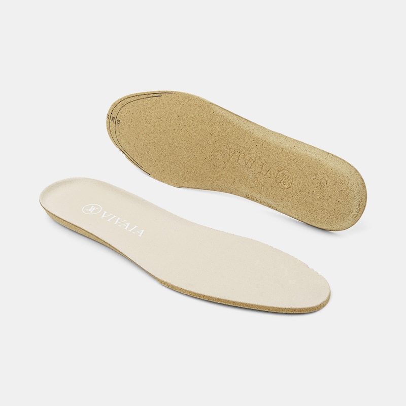 Round-toe Insoles in Apricot-Sustainable & Comfortable | VIVAIA