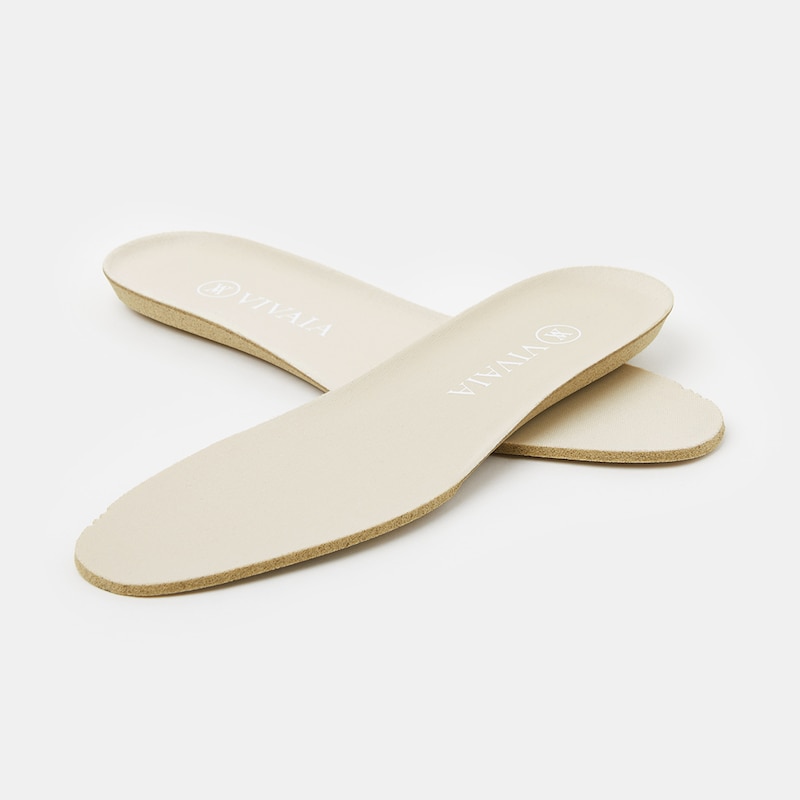 Round-toe Insoles in Apricot-Sustainable & Comfortable | VIVAIA