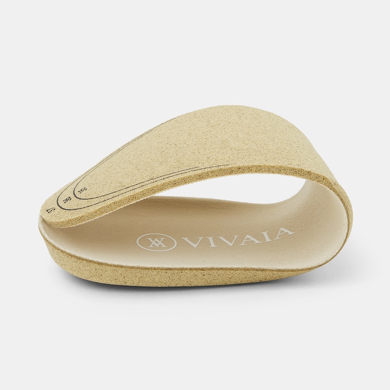 Round-toe Insoles in Apricot-Sustainable & Comfortable | VIVAIA