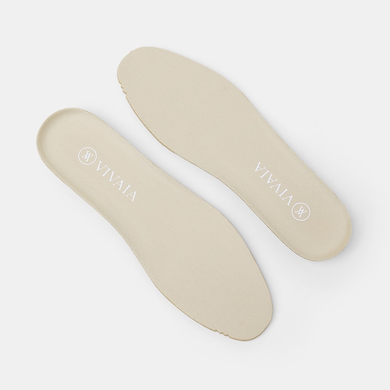 Round-toe Insoles in Apricot-Sustainable & Comfortable | VIVAIA