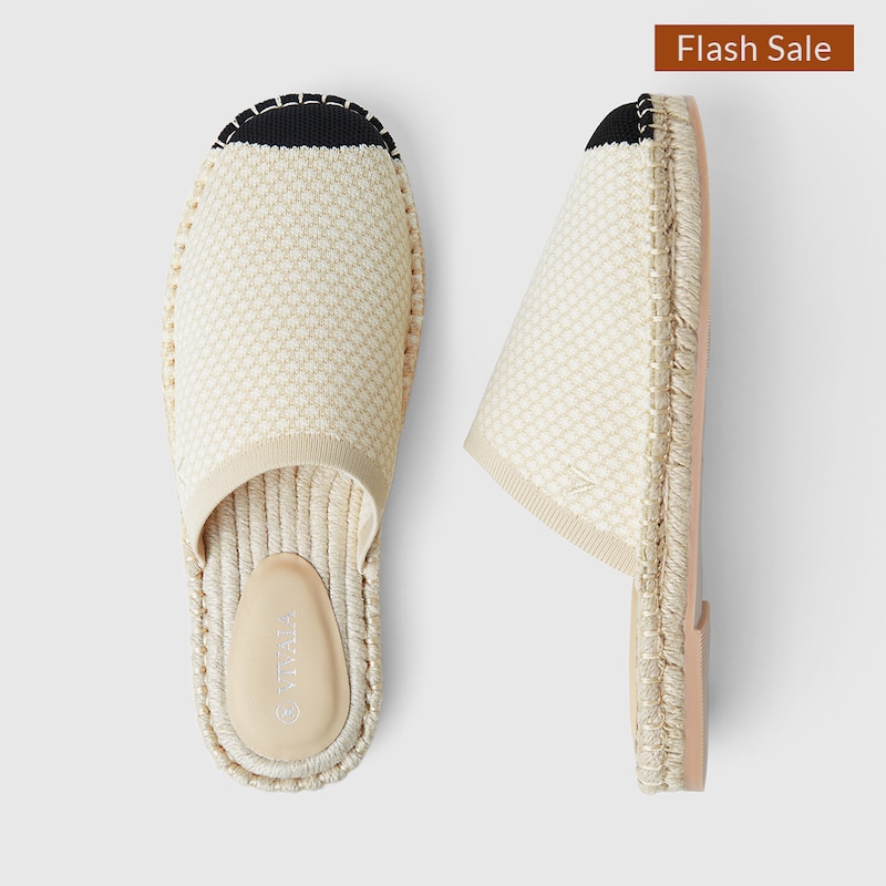 Sherly Round-toe Slides in Natural Peach | Women's Sustainable and Stylish Shoes | VIVAIA