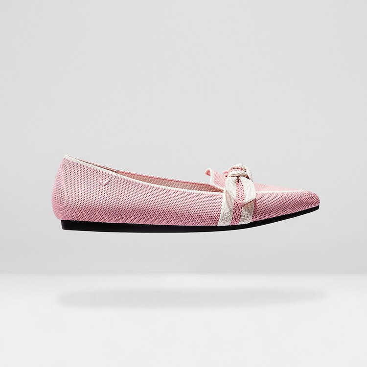 Michelle Pointedtoe Loafers in Pale PinkSustainable & Washable VIVAIA