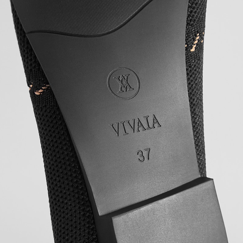 Mona Pointy Loafers in Black-Women's Sustainable, Washable Shoes | VIVAIA