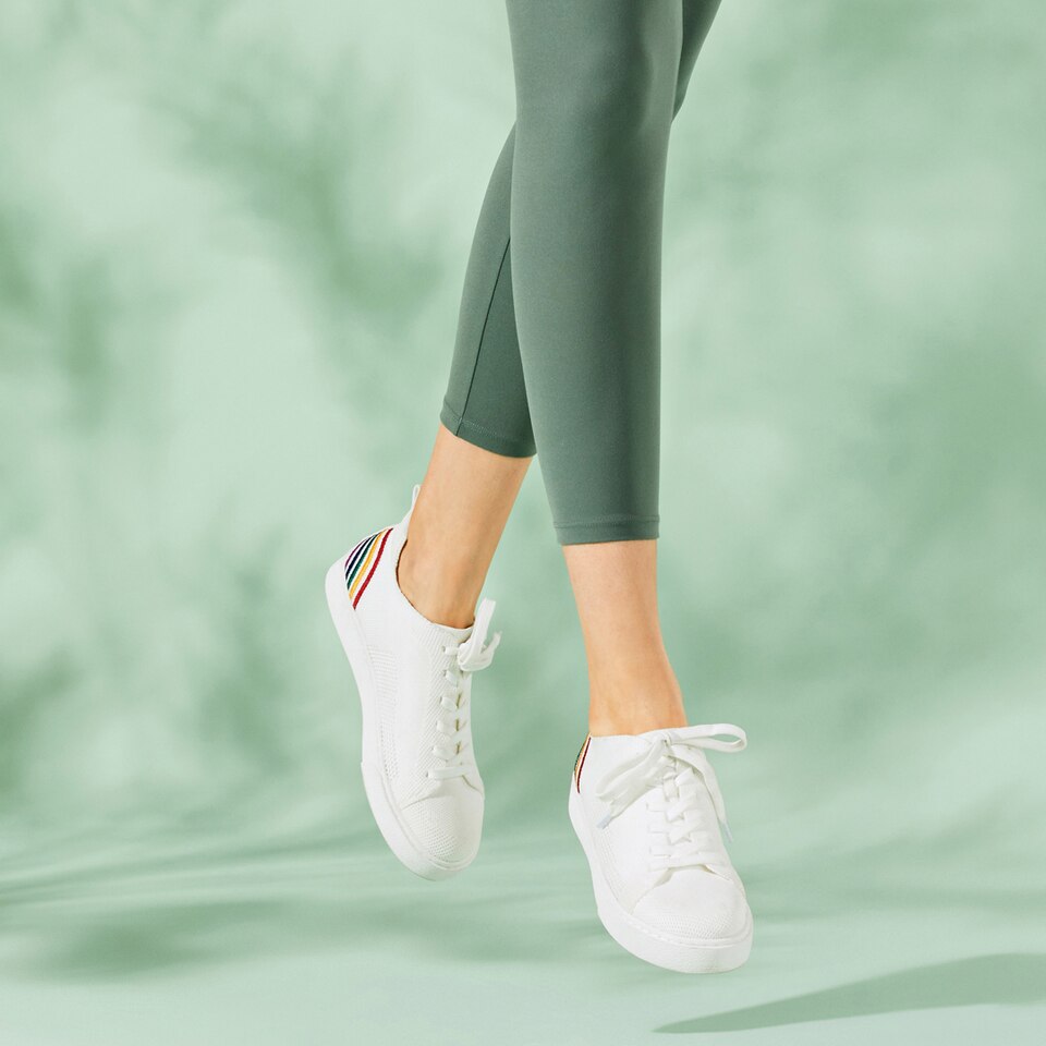 Kama Lace-up Sneakers in Rainbow-Sustainable & Washable | VIVAIA