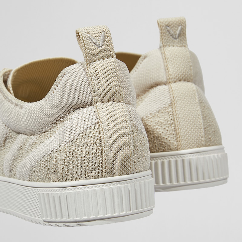 Moira Lace-up Sneakers in Cream Ivory-Sustainable & Washable | VIVAIA