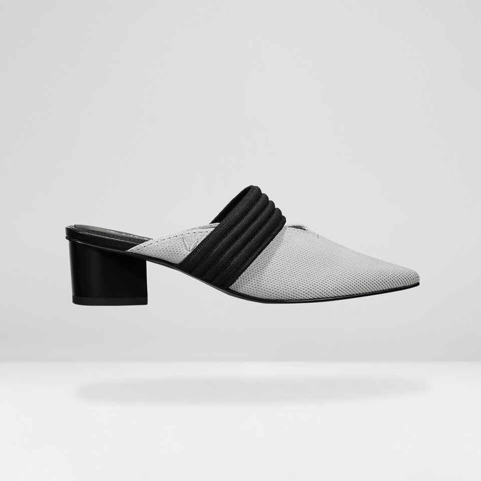 Jolie Pointed-toe Heels in Cloudy Gray-Women's Sustainable Shoes | VIVAIA