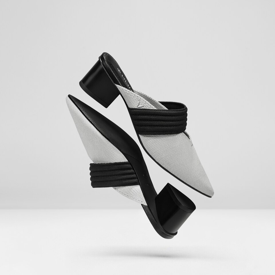 Jolie Pointed-toe Heels in Cloudy Gray-Women's Sustainable Shoes | VIVAIA