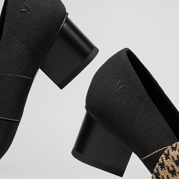 Aurora Pointy Heels in Black | Women's Sustainable Shoes | VIVAIA