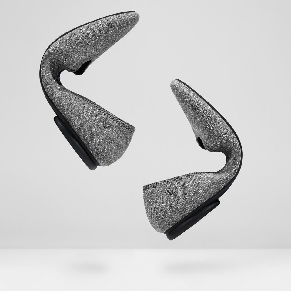 Tamia Bella Round-toe Flats in Smoke Gray-Sustainable & Washable | VIVAIA