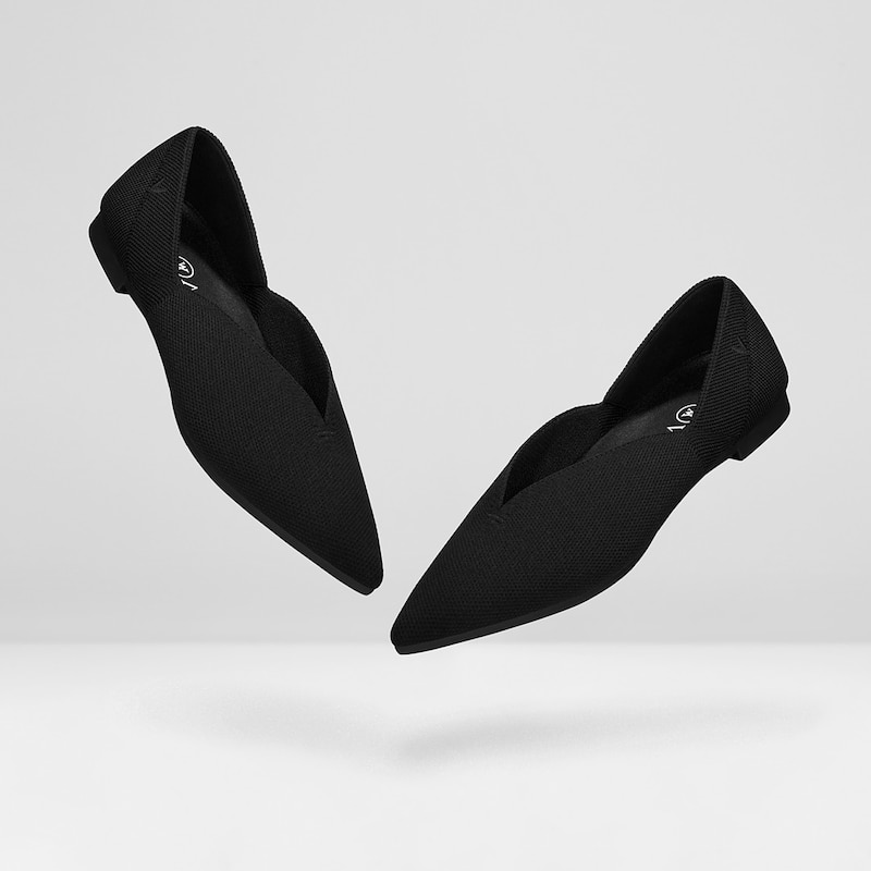 Varun Pointy Flats-Sustainable & Washable Shoes | VIVAIA