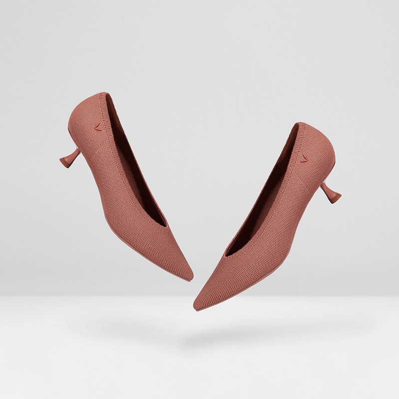 Stella Pointed-Toe Everyday Kitten Heels | VIVAIA