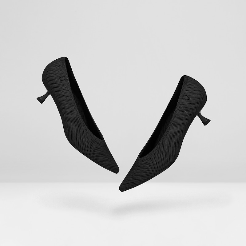 Stella Pointed-Toe Everyday Kitten Heels | VIVAIA