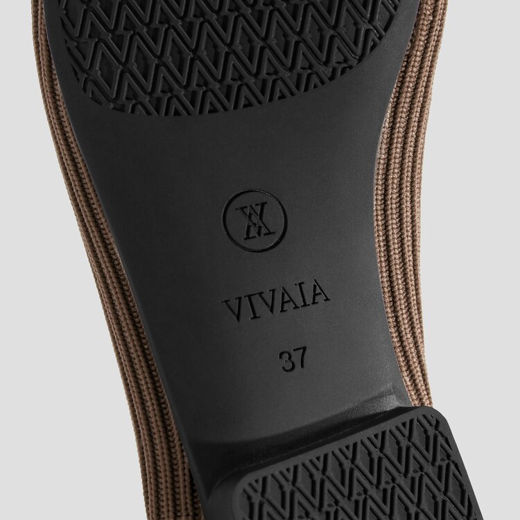 Margot Square-toe Flats for Bunions & Wide Feet in Espresso | VIVAIA
