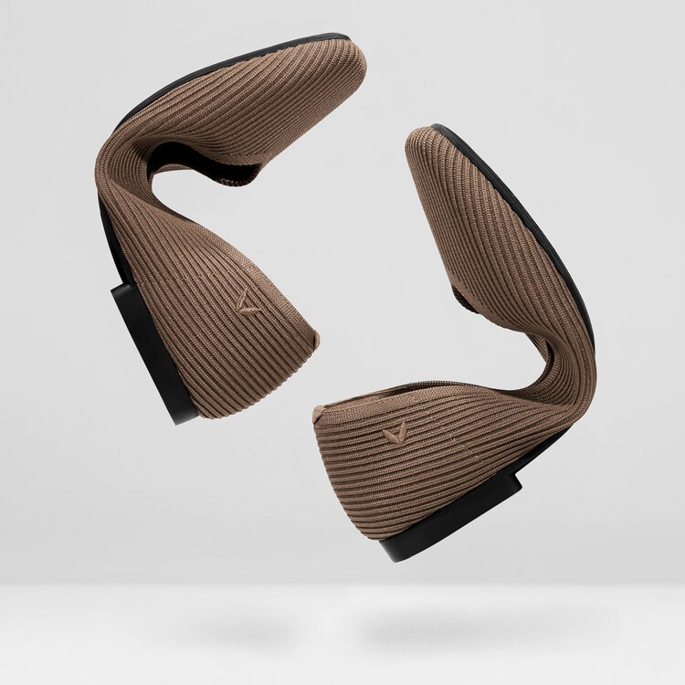 Margot Square-toe Flats for Bunions & Wide Feet in Espresso | VIVAIA