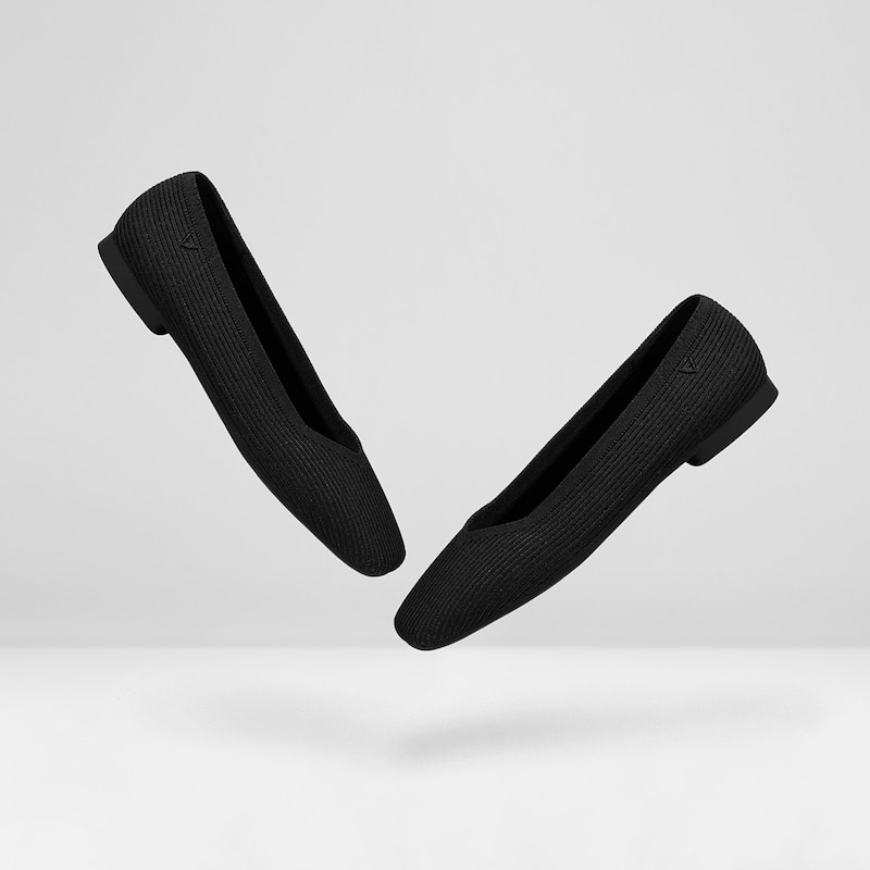 Margot Washable Square-Toe Flats for Bunions & Wide Feet | VIVAIA