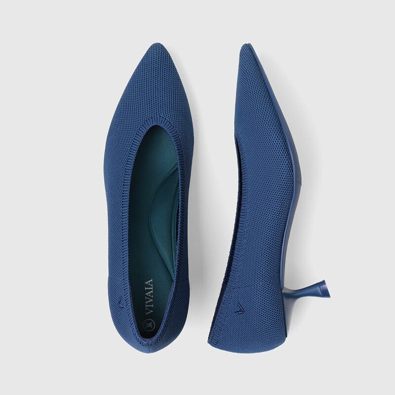 Stella Pointed-Toe Everyday Kitten Heels | VIVAIA