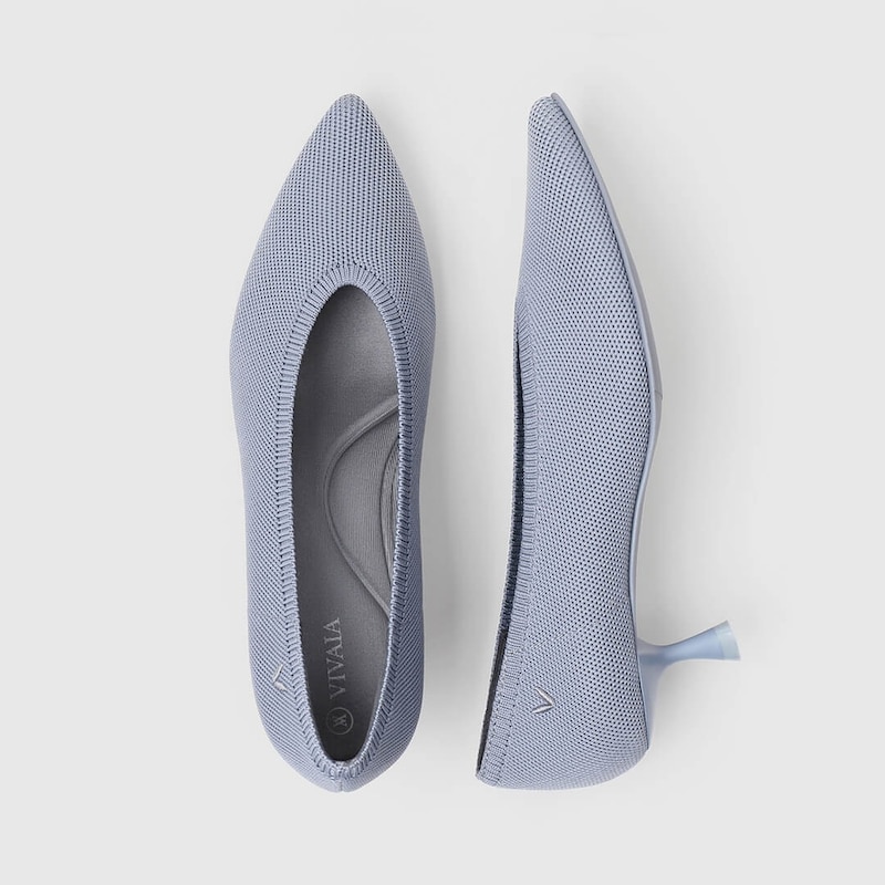 Stella Pointed-Toe Everyday Kitten Heels | VIVAIA