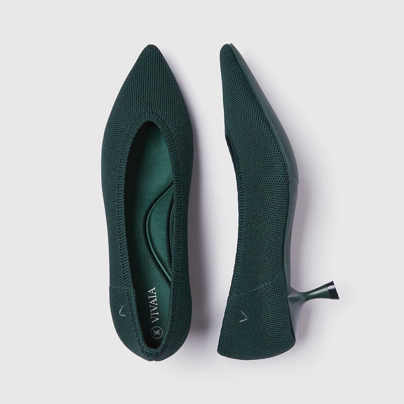 Stella Pointed-Toe Everyday Kitten Heels | VIVAIA