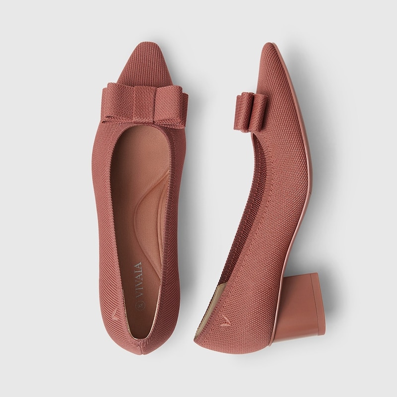 Titli Pointy Bow Heels-Women's Sustainable Shoes | VIVAIA