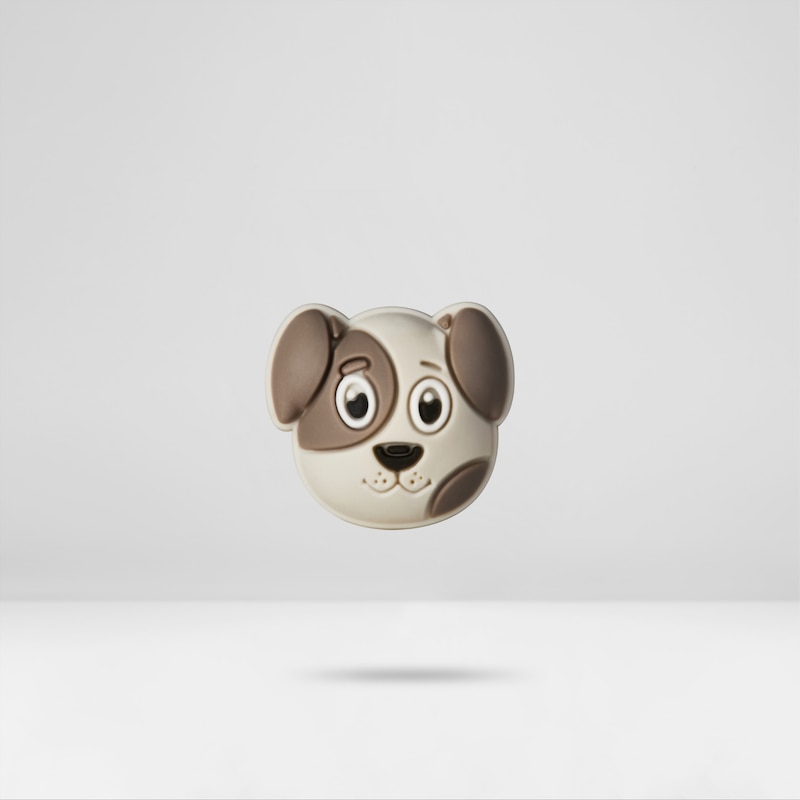 Puppy Removable Bows for Shoes in Grey - VIVAIA