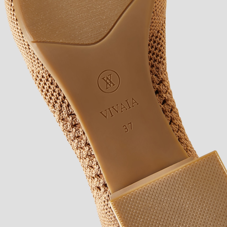 Melissa Perforated Block Heel Boots in Nutmeg-Sustainable & Washable | VIVAIA