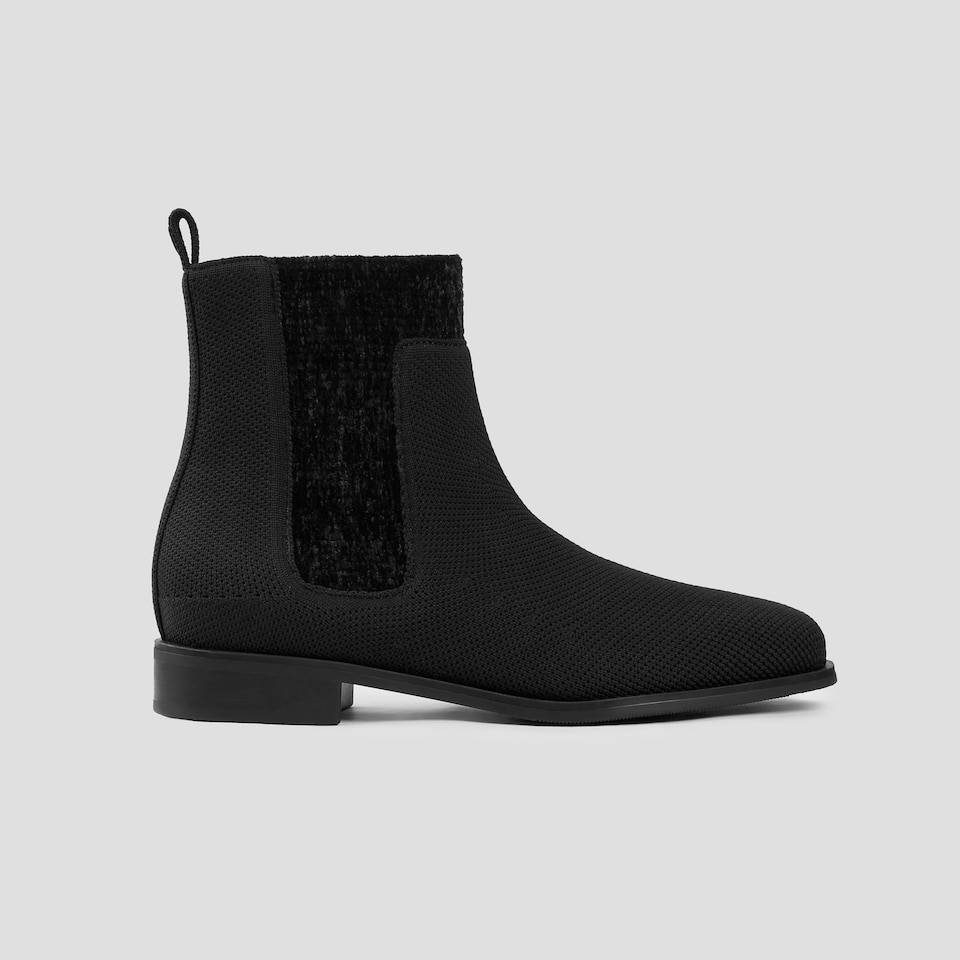 Riley Water Repellent Ankle Bootie in Dark VIVAIA