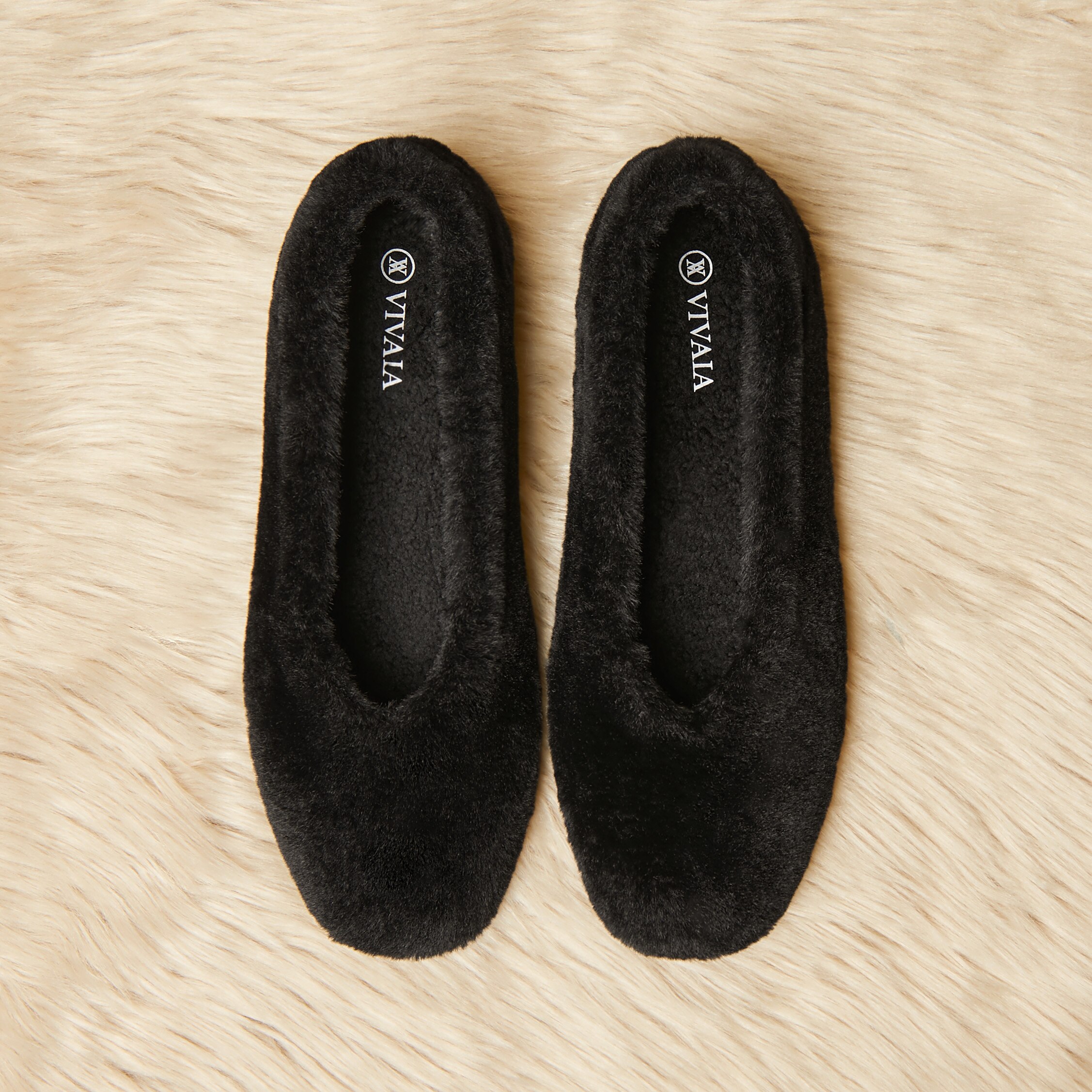 Margot Washable SquareToe Flats for Bunions & Wide Feet in Almond VIVAIA