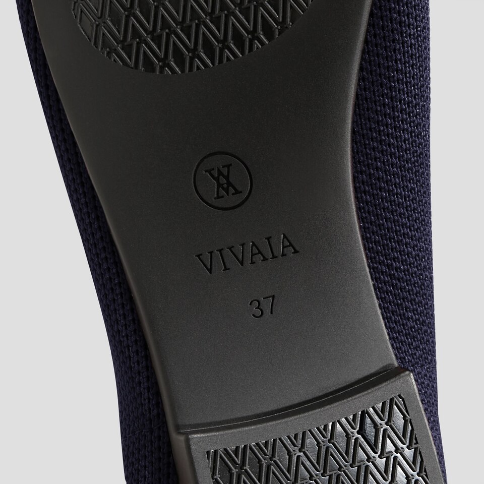 Audrey Round-Toe Embroidered Loafer for Bunions in Golden Retriever | VIVAIA