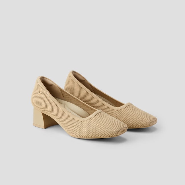 Square-Toe Chunky Heels (Melody Pro)