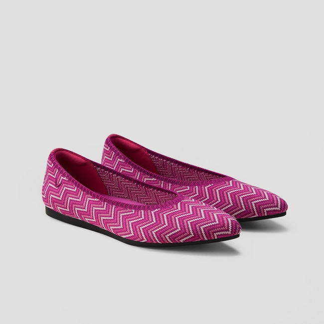 Pointed-Toe Ballet Flats (Aria 5°)