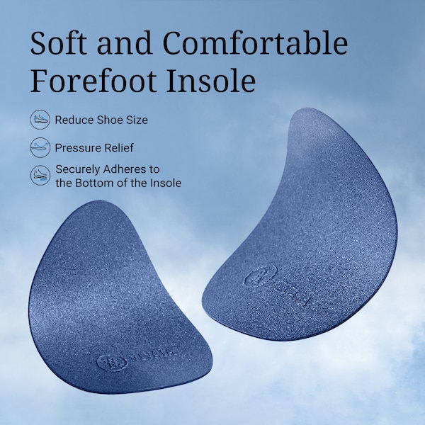 Soft and Comfortable Forefoot Insole - 0.14 inches