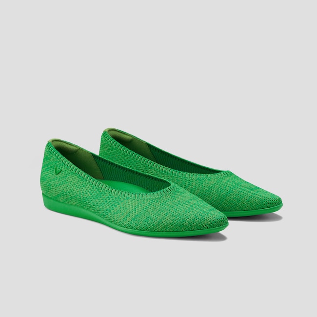 Lightweight Pointed-Ballet Flats (Aria Walker)