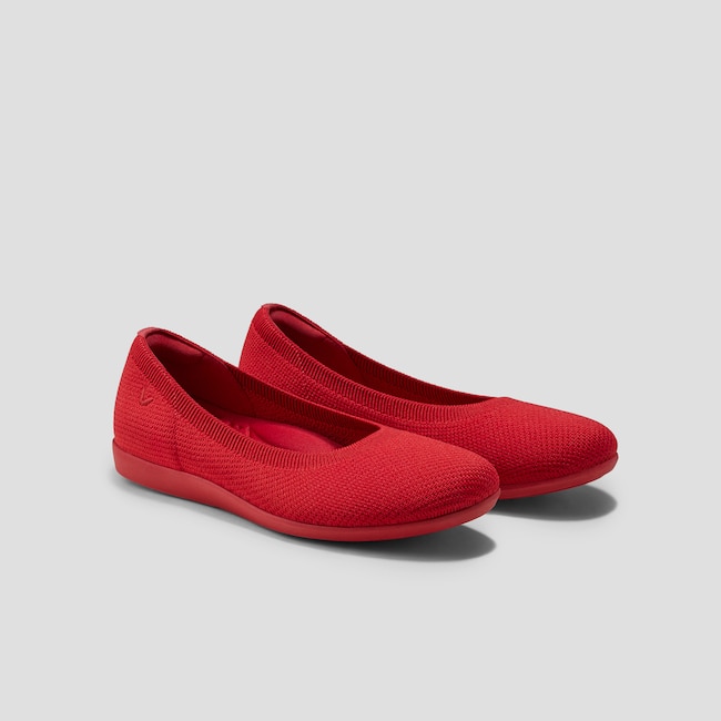 Round-Toe Walking Flats (Claire Walker)
