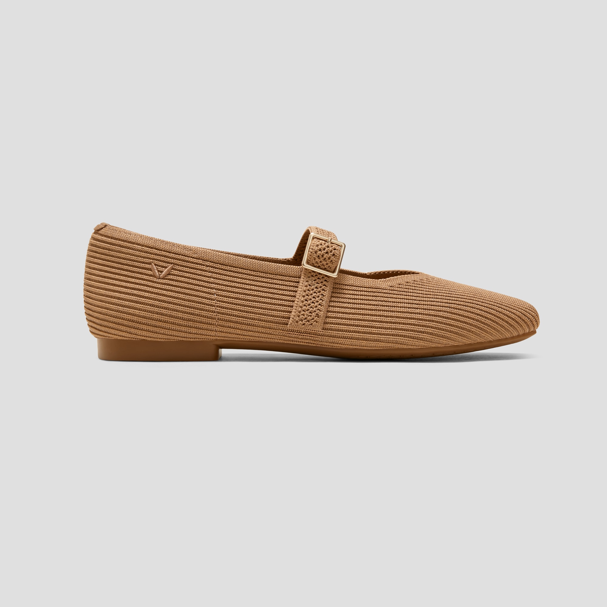 Square-Toe Mary Janes (Margot Mary Jane), Nutmeg, EU43 | VIVAIA